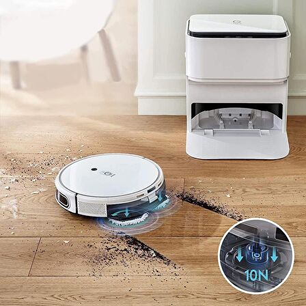 [OUTLET] Yeedi Mop Station Akıllı Mop Istasyonlu Robot Vacuum & Mop Süpürge